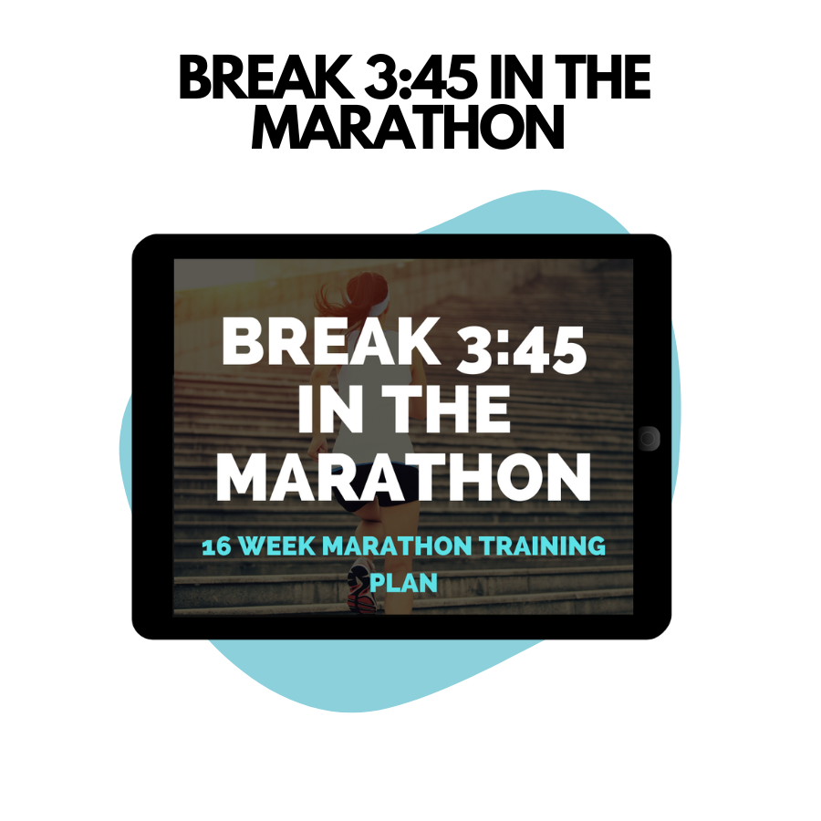 16 Week Marathon Training Schedule Finishing Time Goal Training Plan for 3:45
