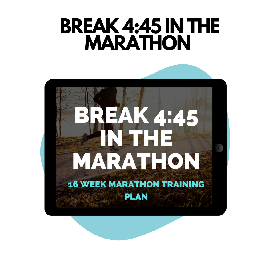 16 Week Marathon Training Schedule Finishing Time Goal Training Plan for 4:45