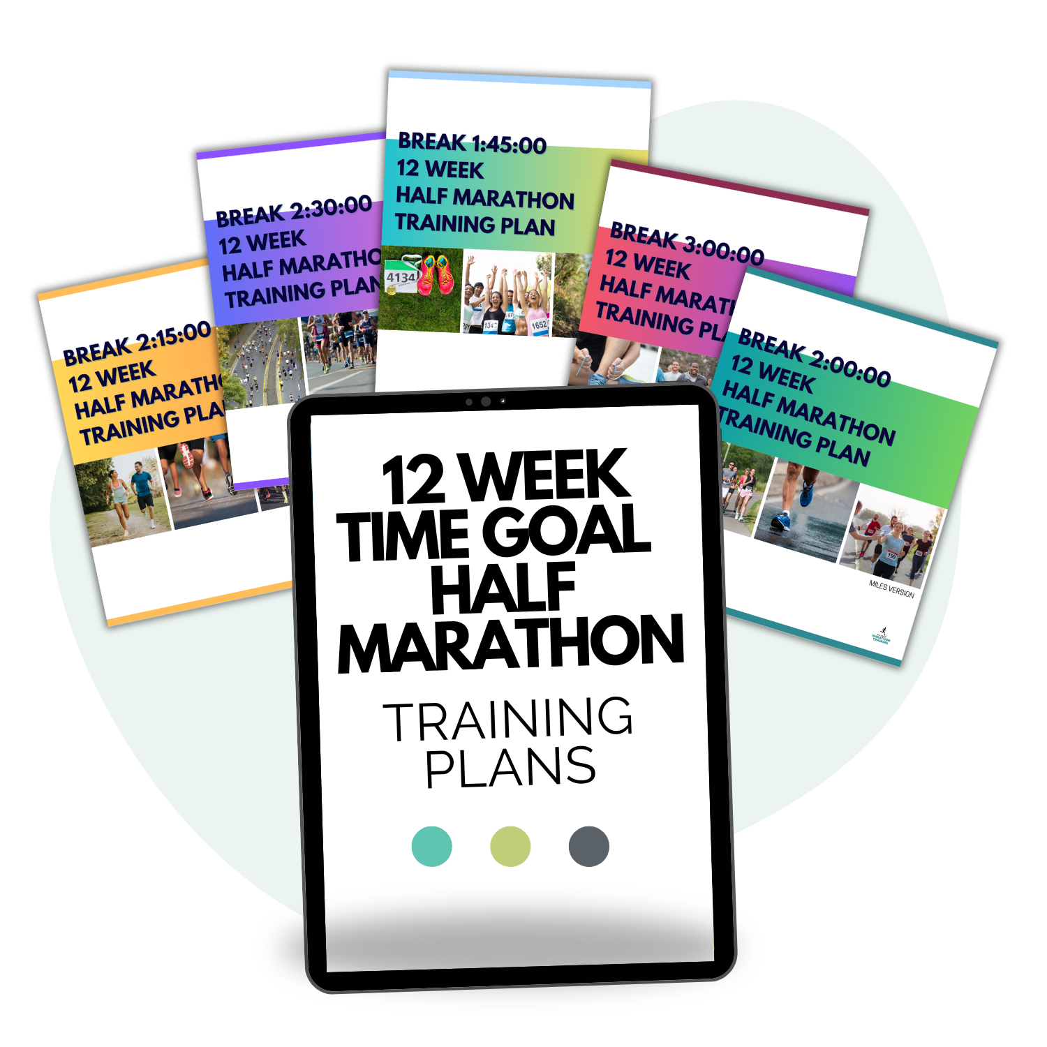 12 Week Half Marathon Training Schedule Finishing Time Goal Plans