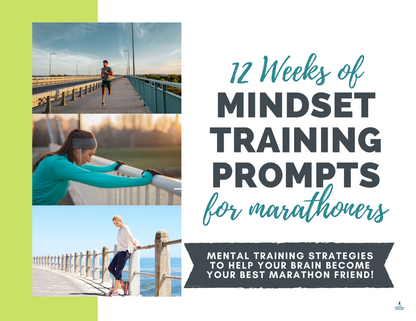 Mockup of the 12 Week Marathon Training Mindset Training Week by Week