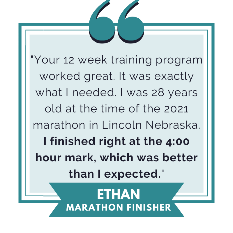12 Week Marathon Training PLUS Plan