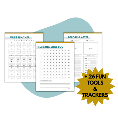 13 Week Half Marathon Training Plan with 26 Tools and Trackers