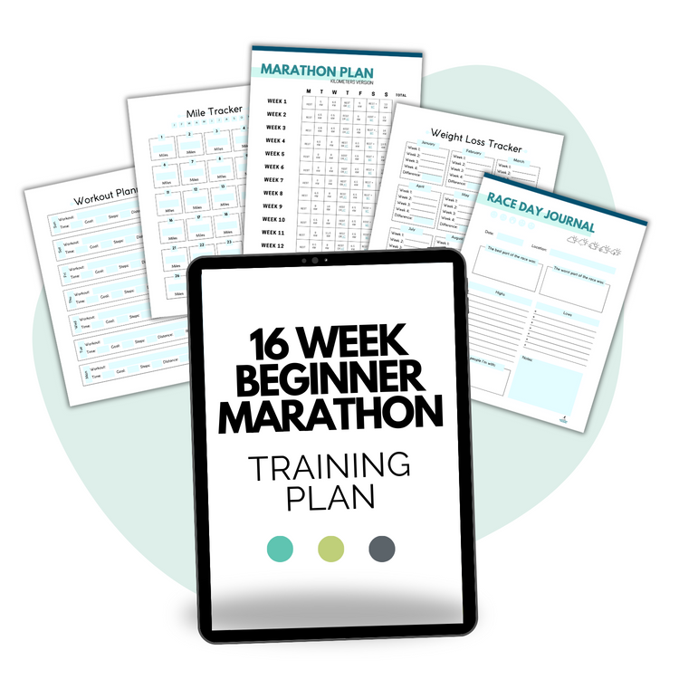 16 Week Beginner Marathon Training Plan + Tools & Trackers – All About ...
