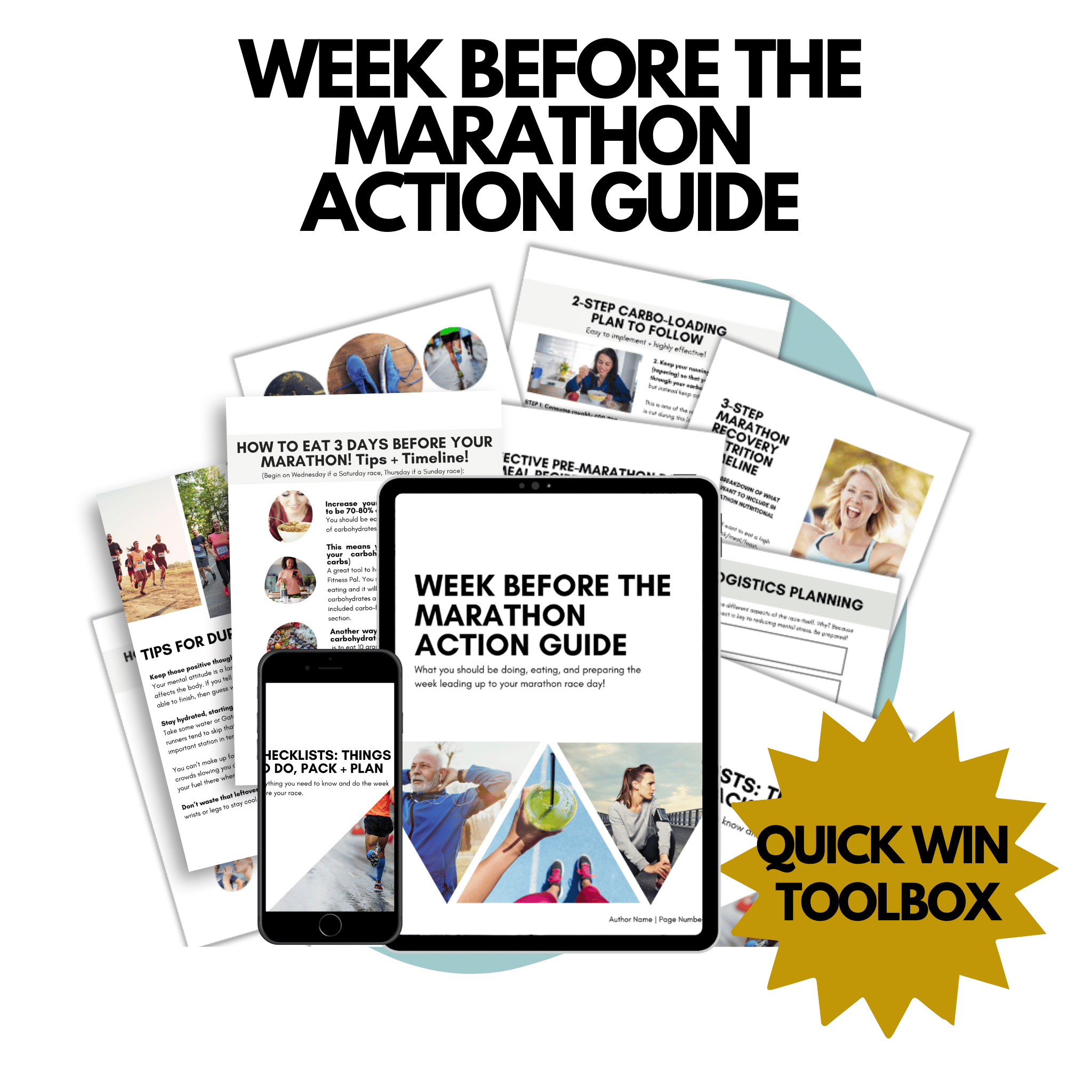 Quick Win Toolbox: Week Before the Marathon Action Guide